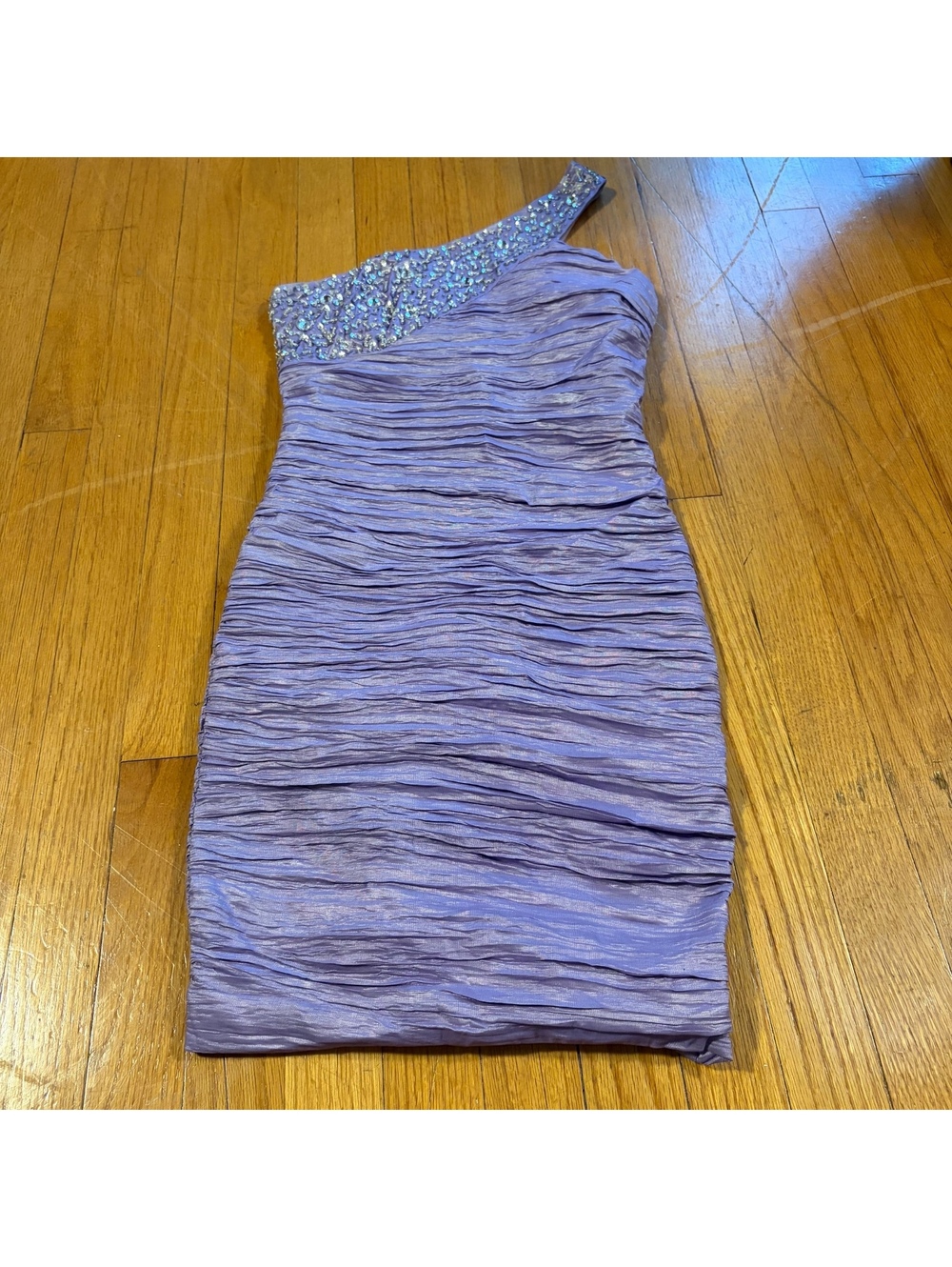 Vintage Y2K purple off the shoulder going out dress